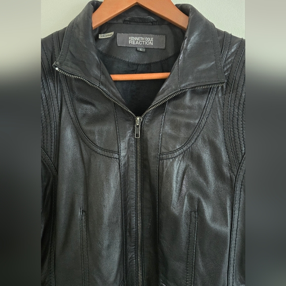 Kenneth Cole leather jacket - Picture 2 of 7